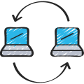 external laptop-network-architecture-soft-fill-soft-fill-juicy-fish-2 icon