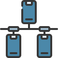 external mobile-servers-and-networks-soft-fill-soft-fill-juicy-fish icon