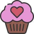 external muffin-love-soft-fill-soft-fill-juicy-fish icon
