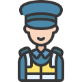 external police-legal-soft-fill-soft-fill-juicy-fish icon