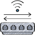 external switcher-network-architecture-soft-fill-soft-fill-juicy-fish icon