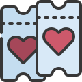external tickets-love-soft-fill-soft-fill-juicy-fish icon