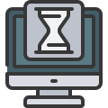 external timer-computer-applications-soft-fill-soft-fill-juicy-fish icon