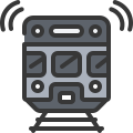 external train-internet-of-things-soft-fill-soft-fill-juicy-fish icon