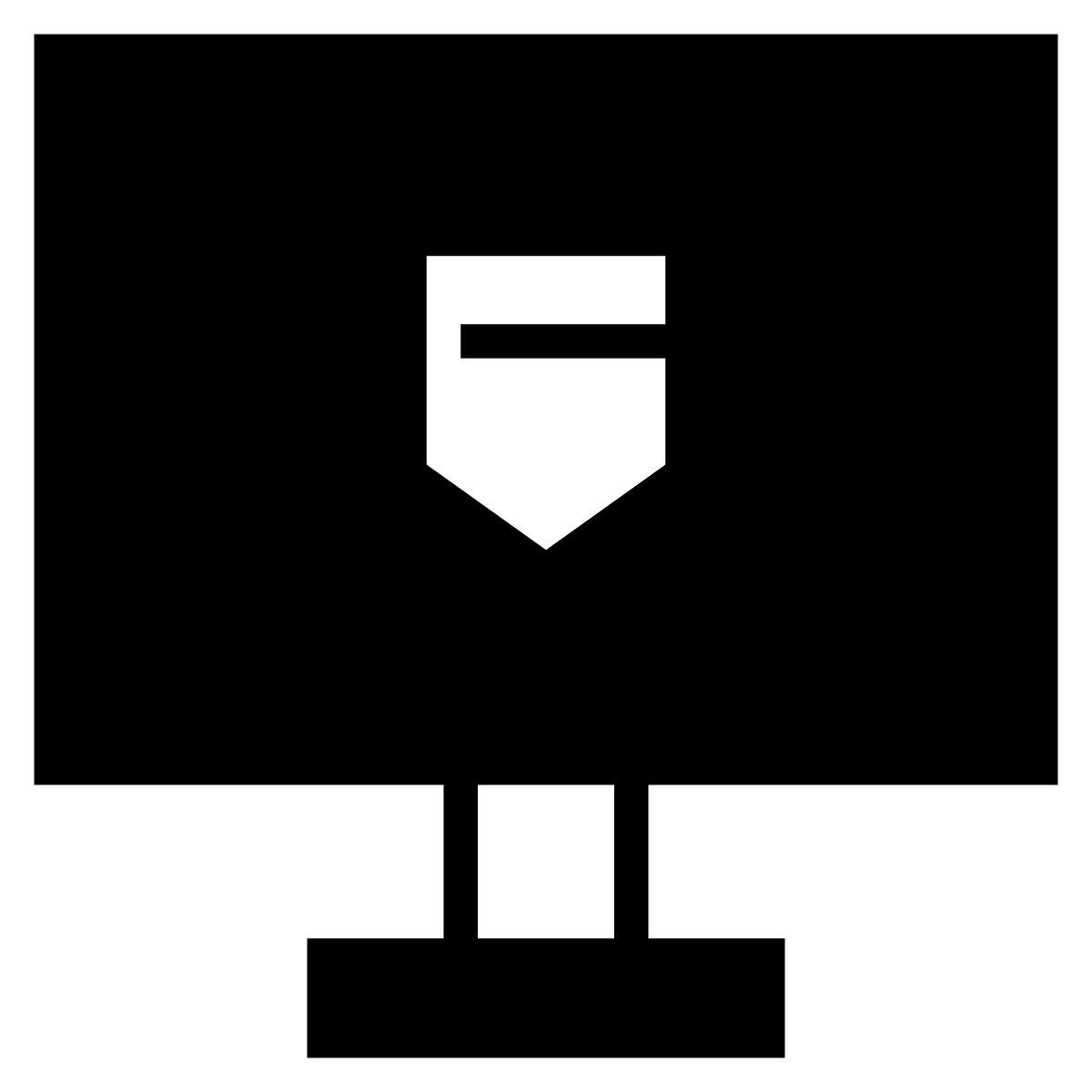 computer protection icon