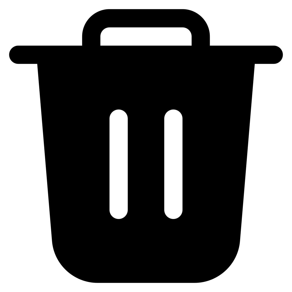 trash bin icon