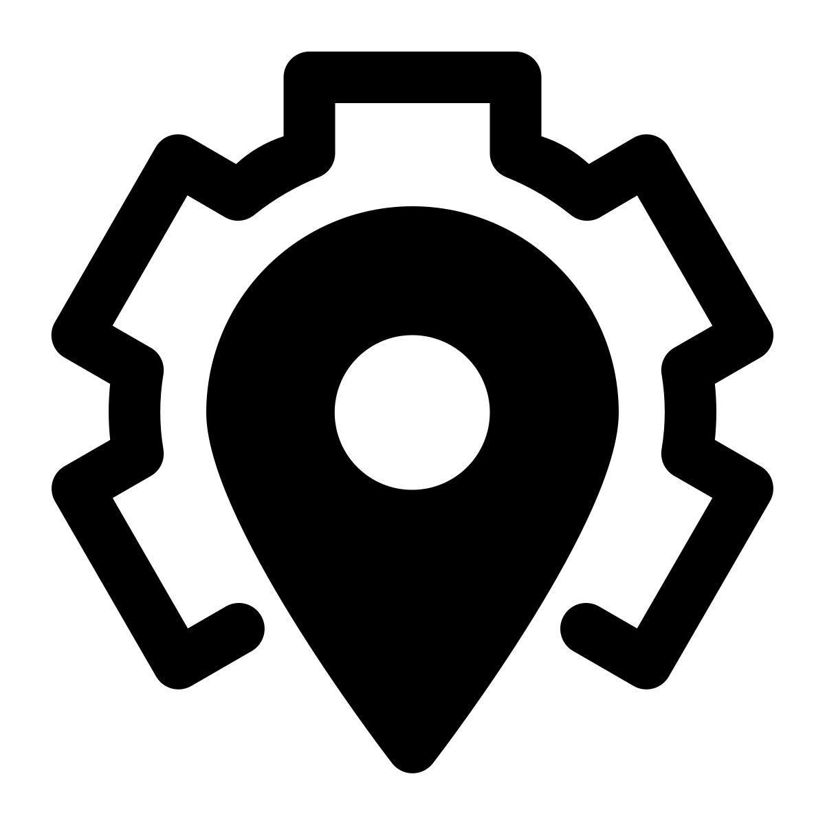 configurações de localização icon