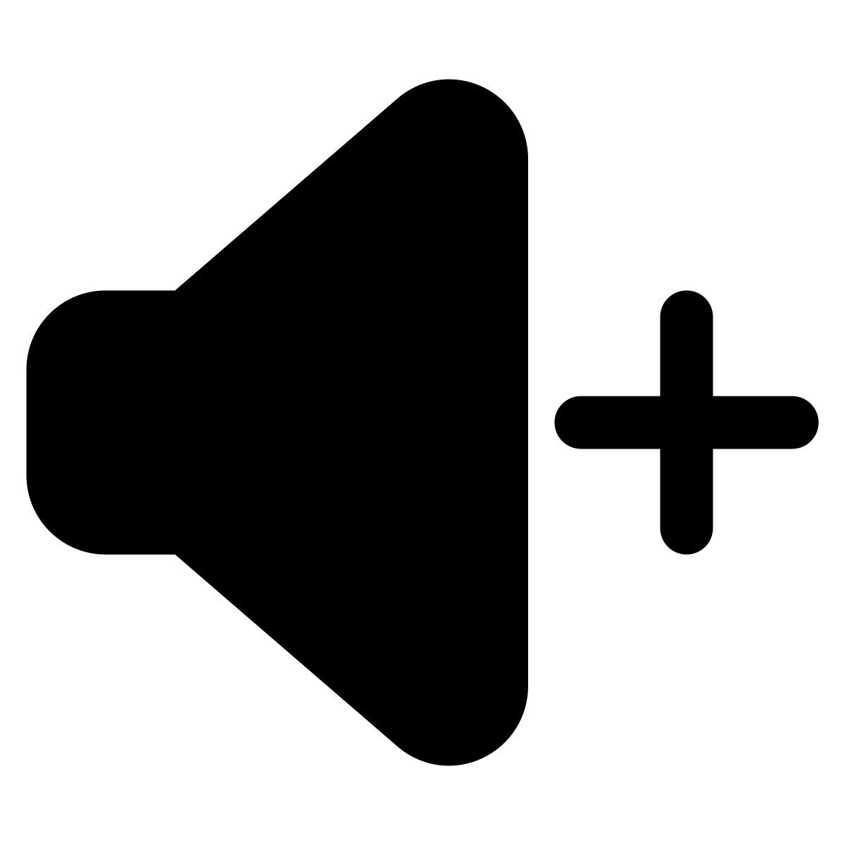 increase volume icon