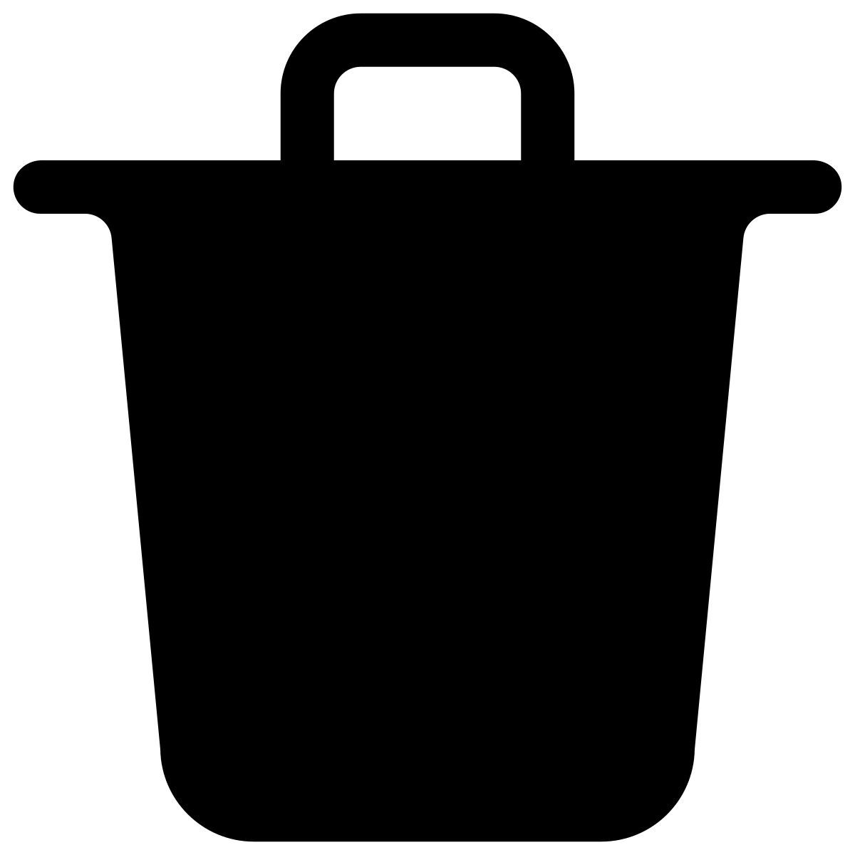 trash bin icon