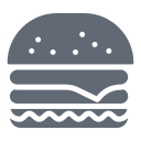 external Burger-fast-food-and-drinks-solid-design-circle-4 icon