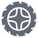 external Car-Tire-car-parts-solid-design-circle icon