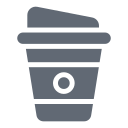 external Coffee-Cup-fast-food-and-drinks-solid-design-circle-2 icon