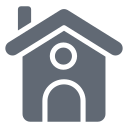external Home-school-and-learning-solid-design-circle icon