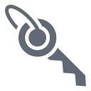 external Key-universal-solid-design-circle icon