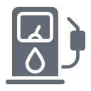 external Petrol-Station-car-parts-solid-design-circle icon