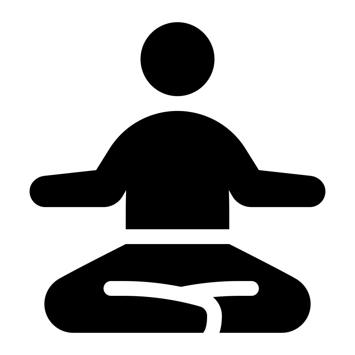 meditation pose 图标
