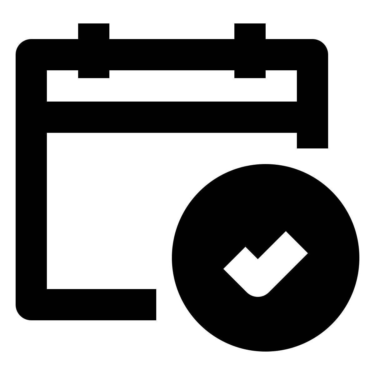 check calendar icon