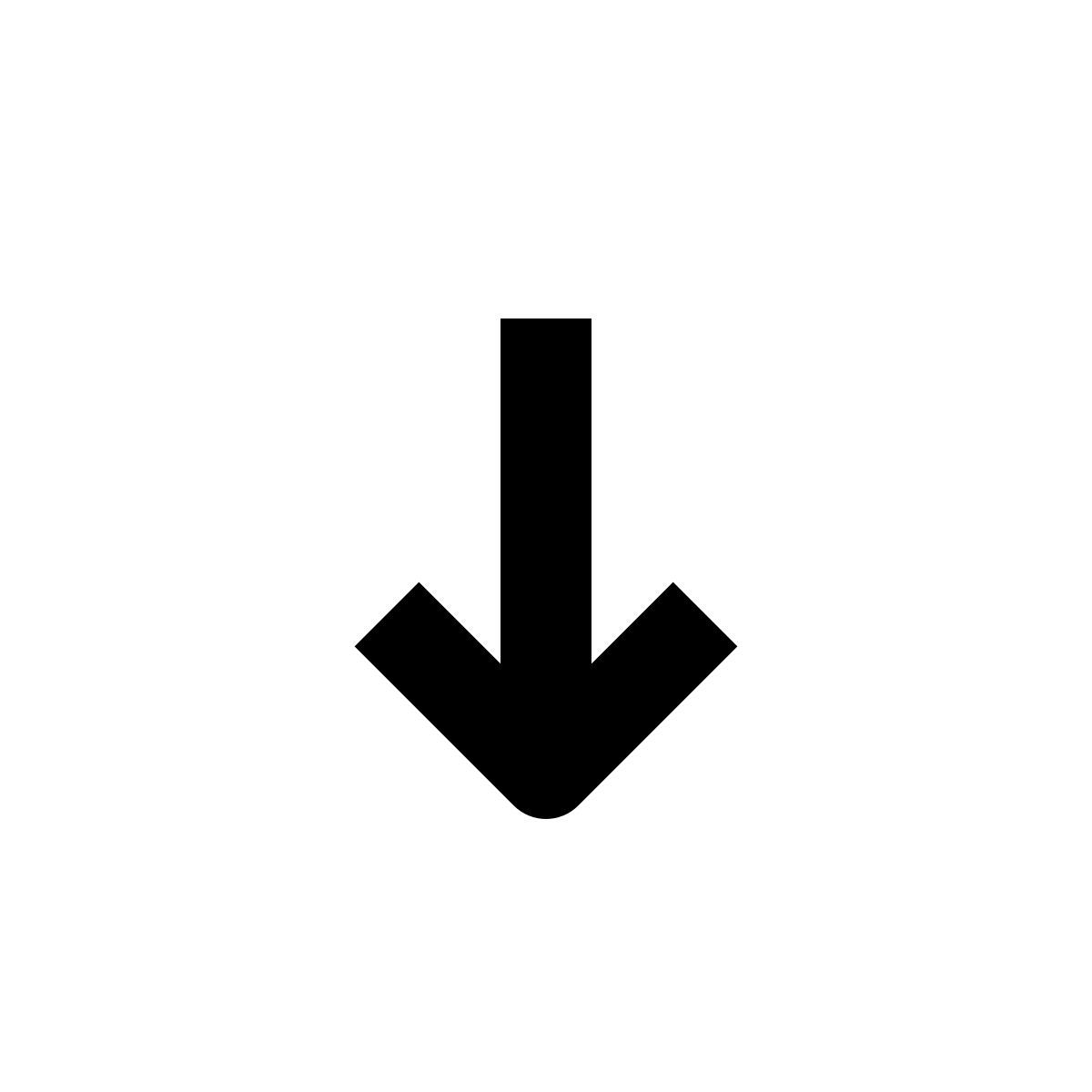 down arrow icon