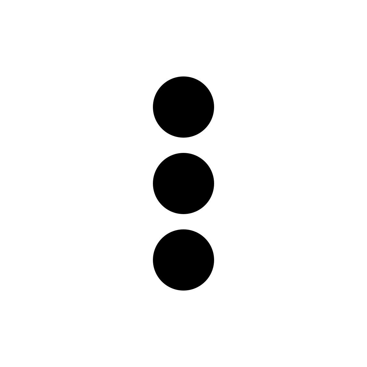 kebab menu icon