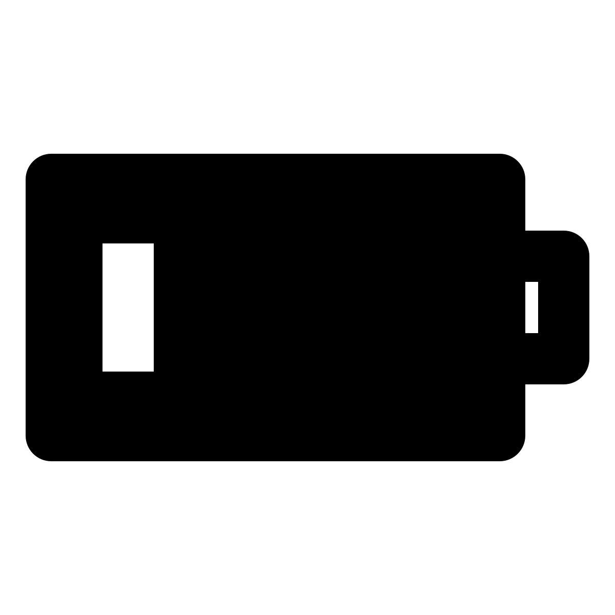 niedriger batteriestand icon