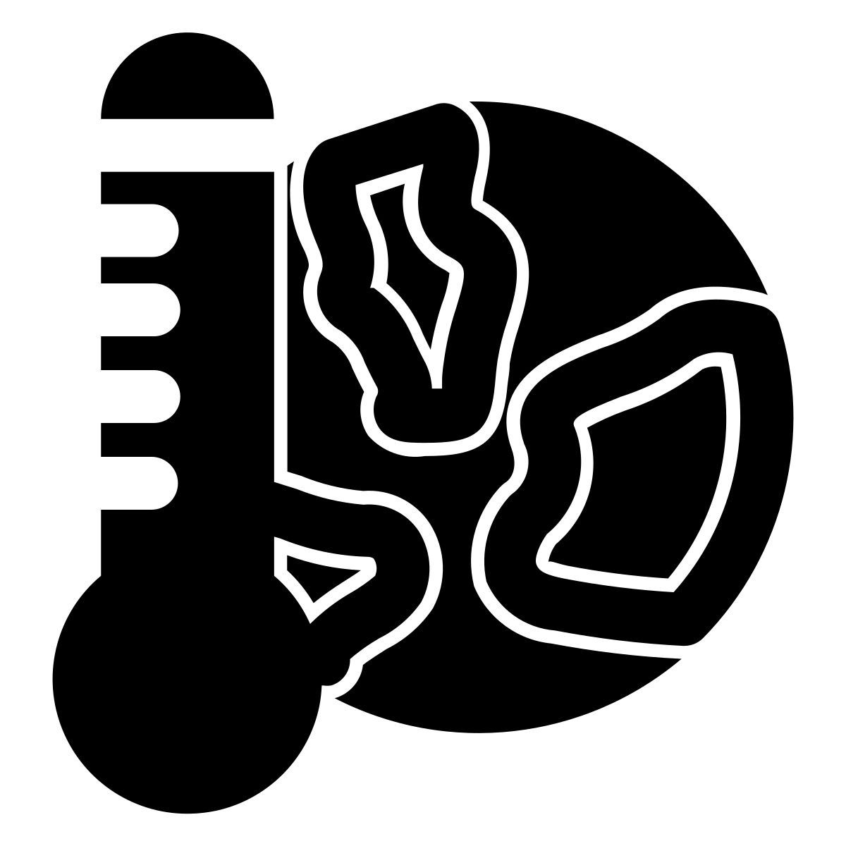 earth temperature icon