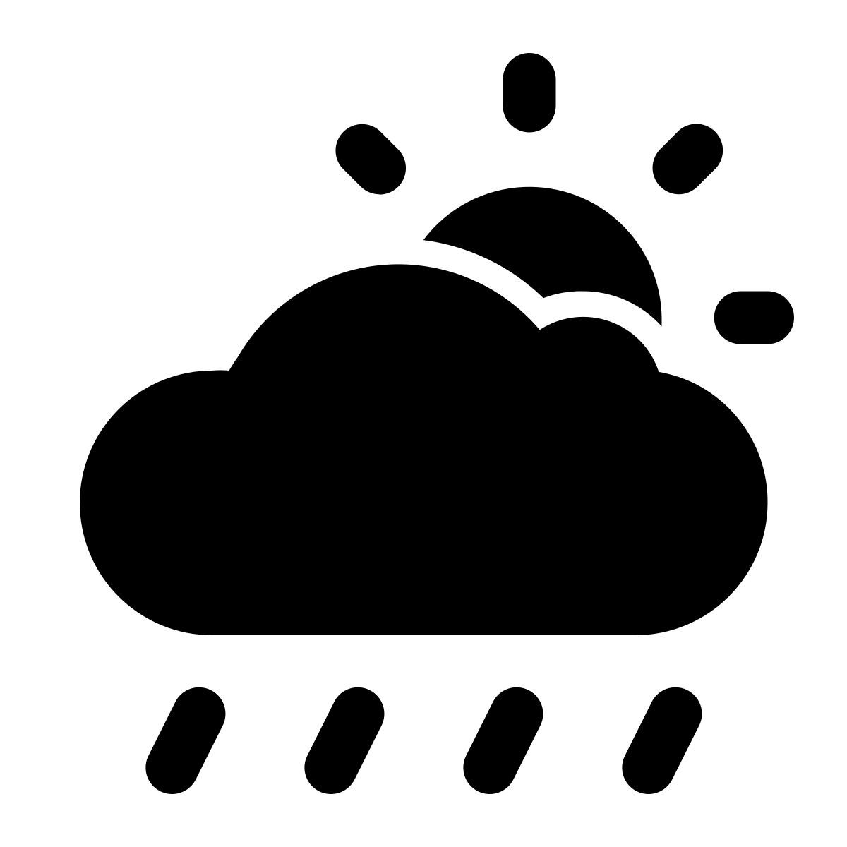 rainy afternoon icon