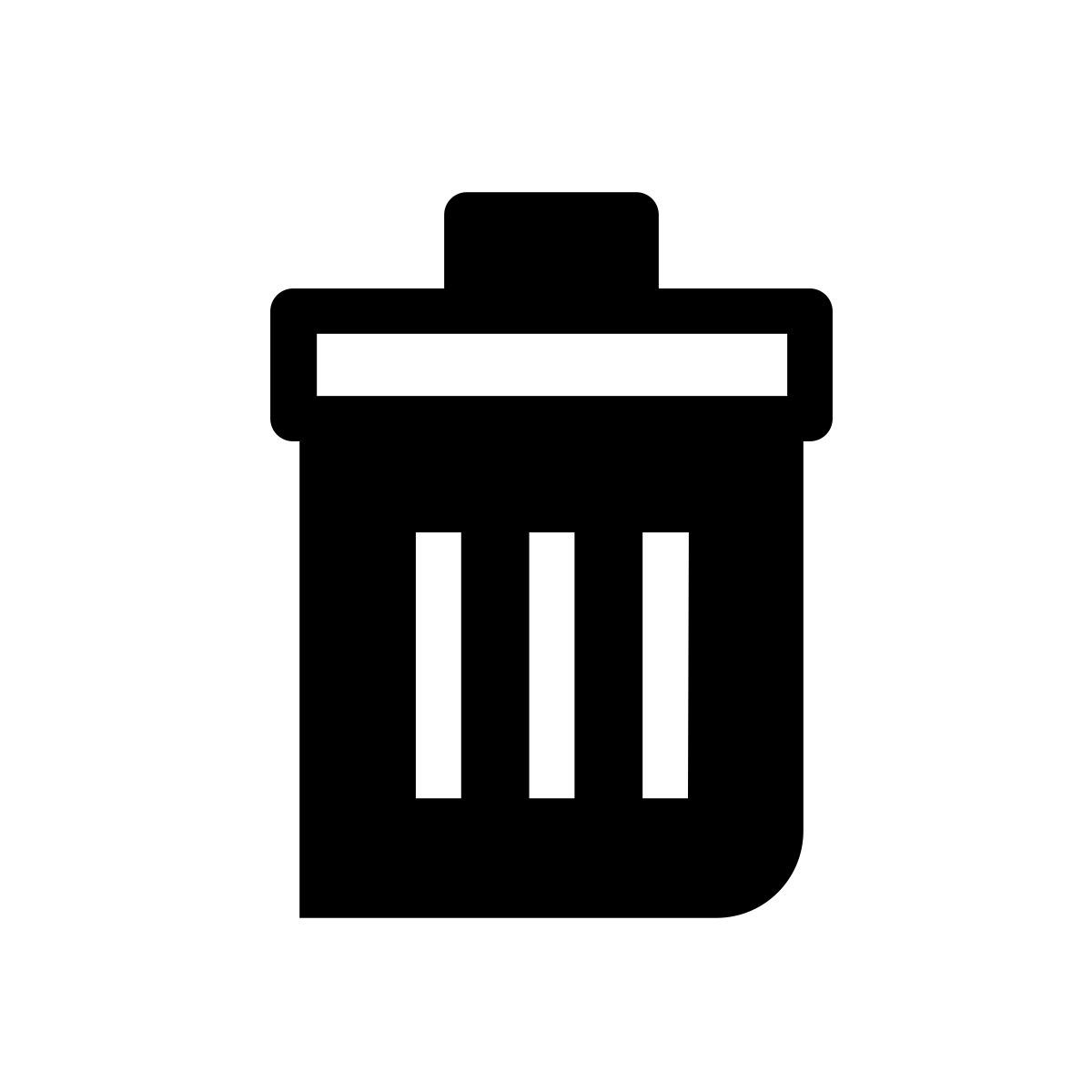 garbage can icon