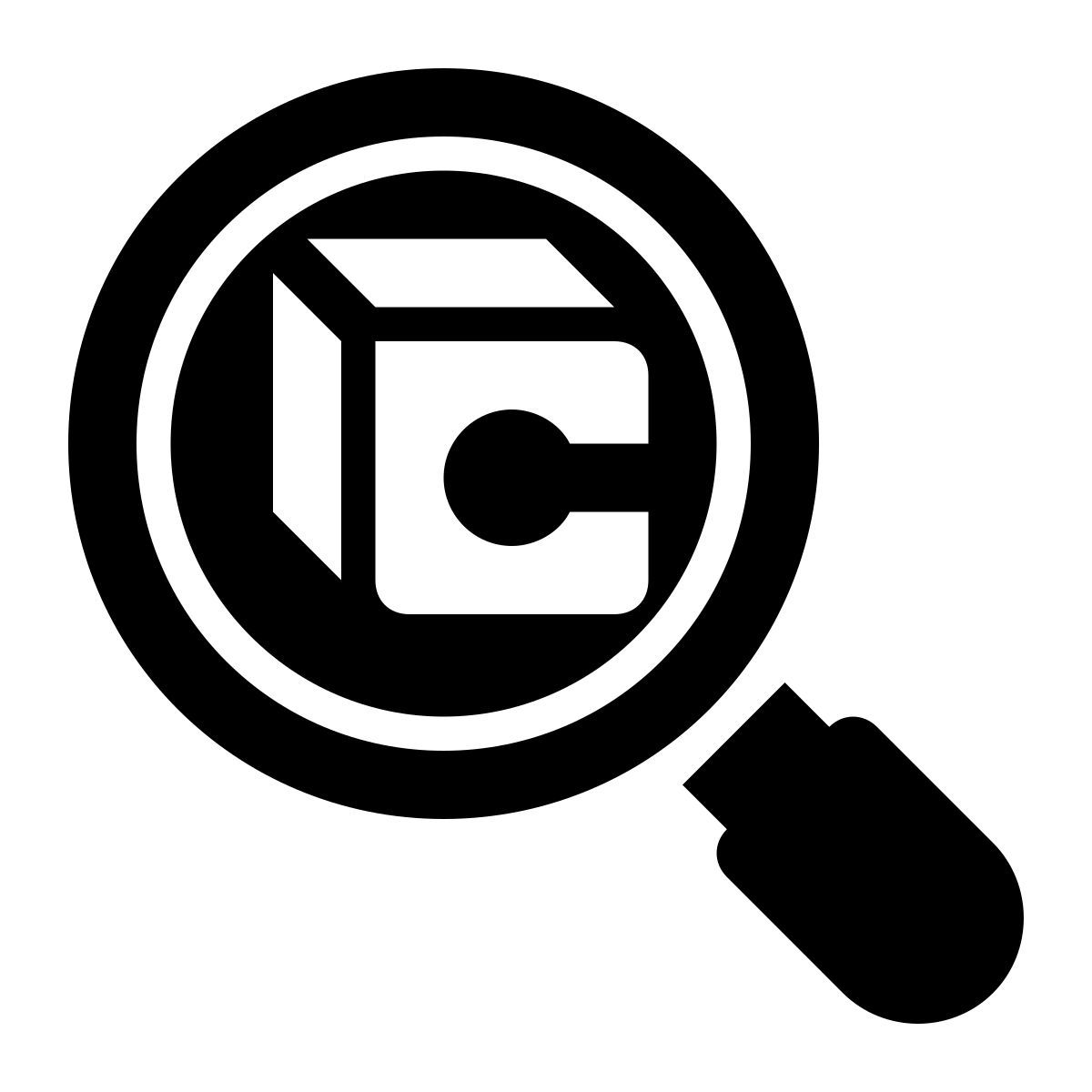 blockchain analysis icon