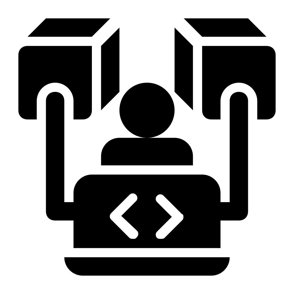blockchain developer icon