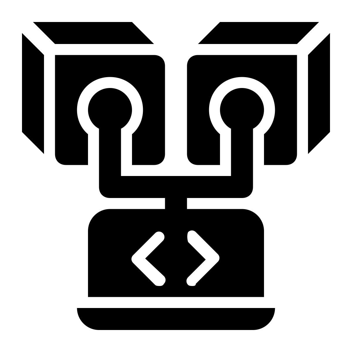 blockchain development icon