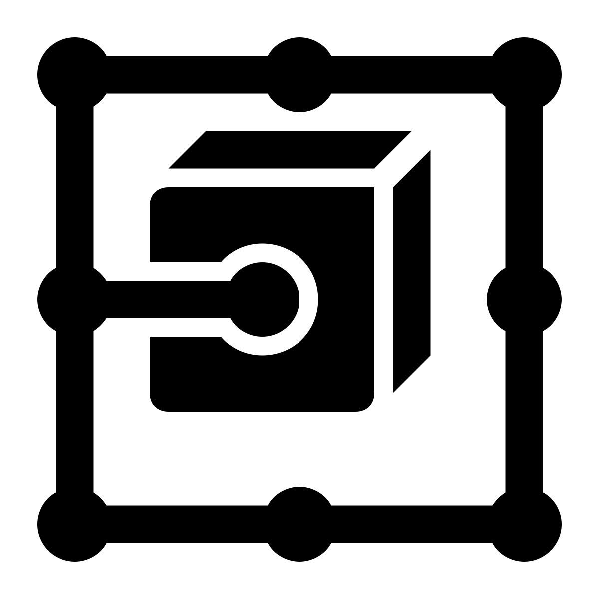 blockchain nodes icon