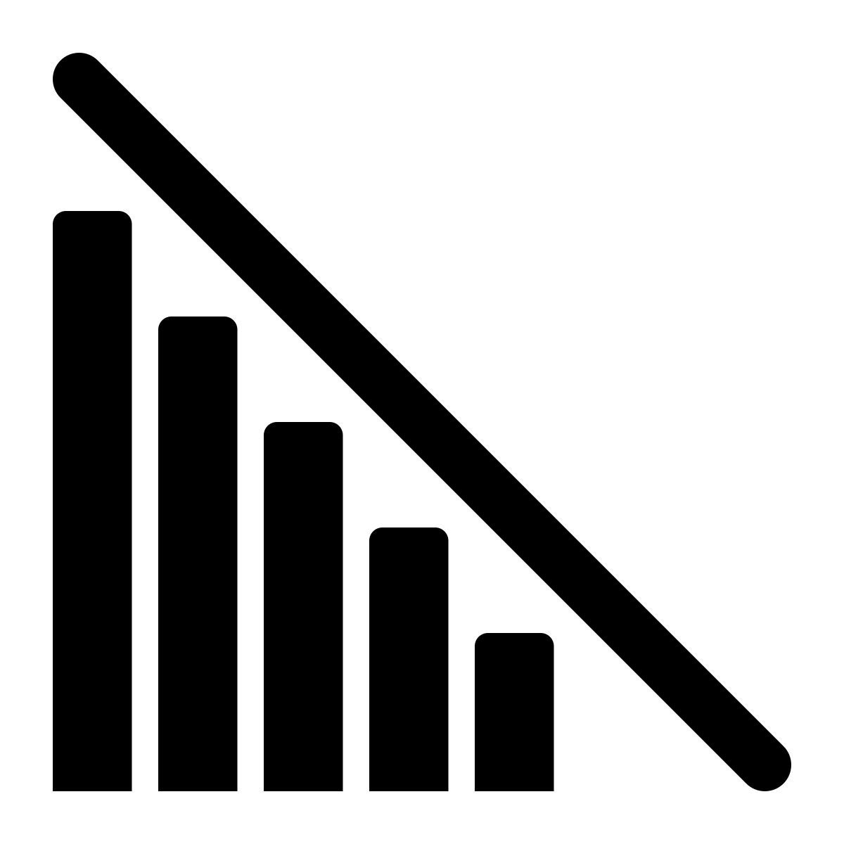 burndown chart icon