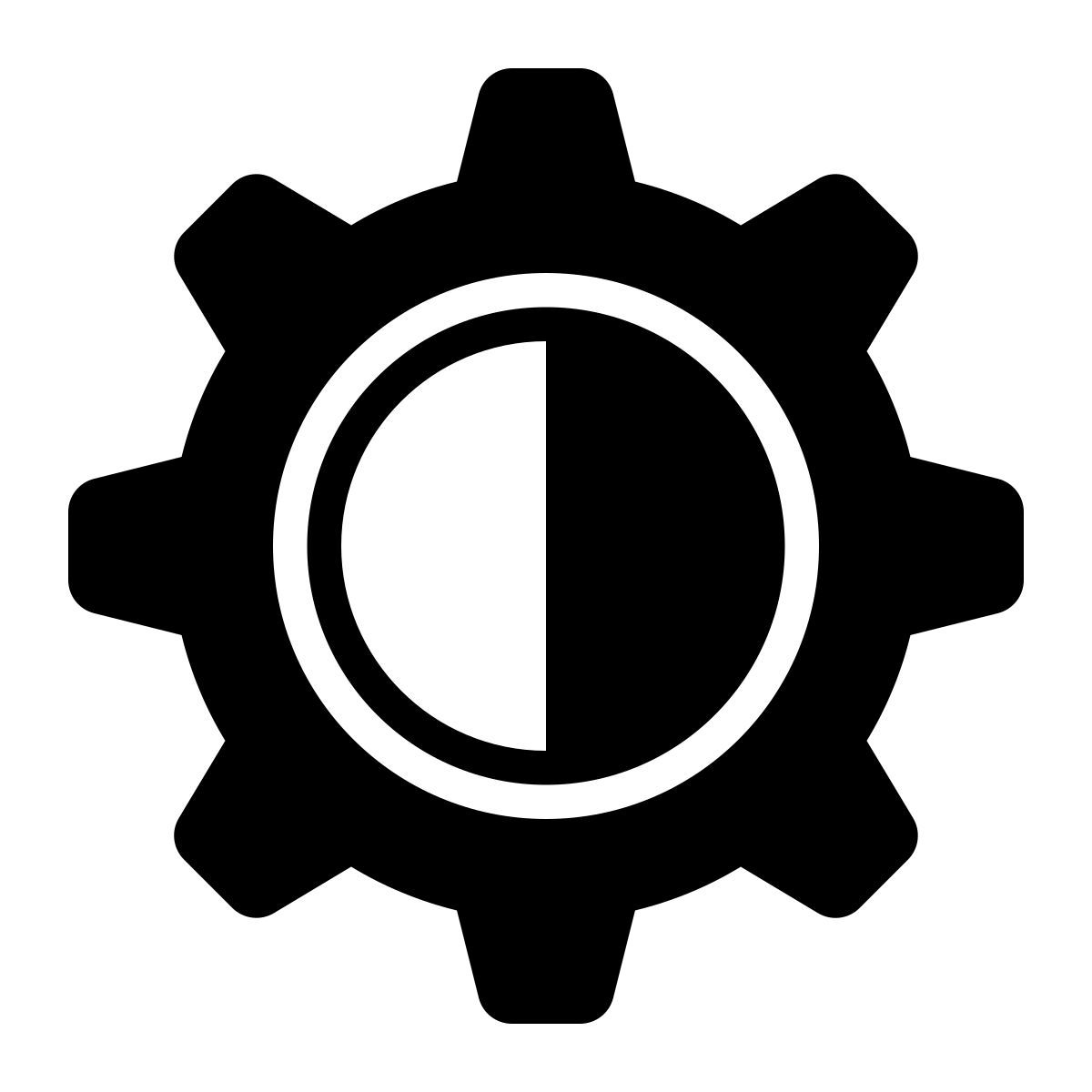 contrast adjustment icon