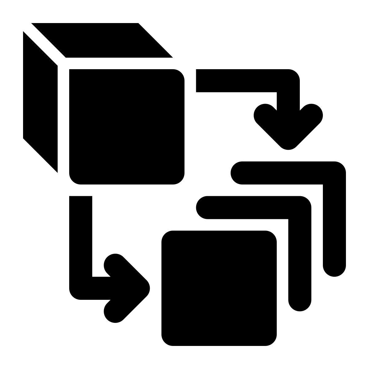 dimension reduction icon