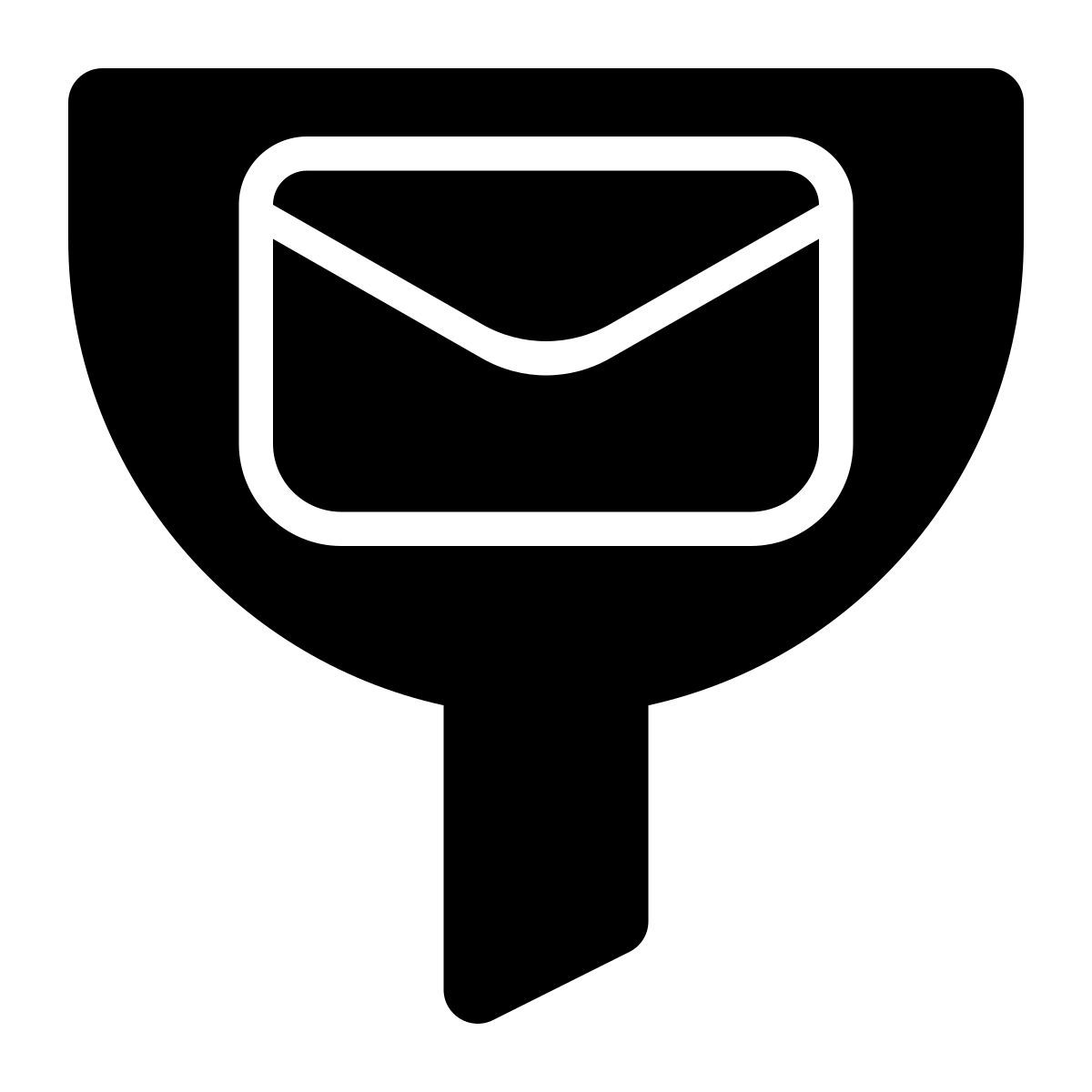filtro de correo electrónico icon