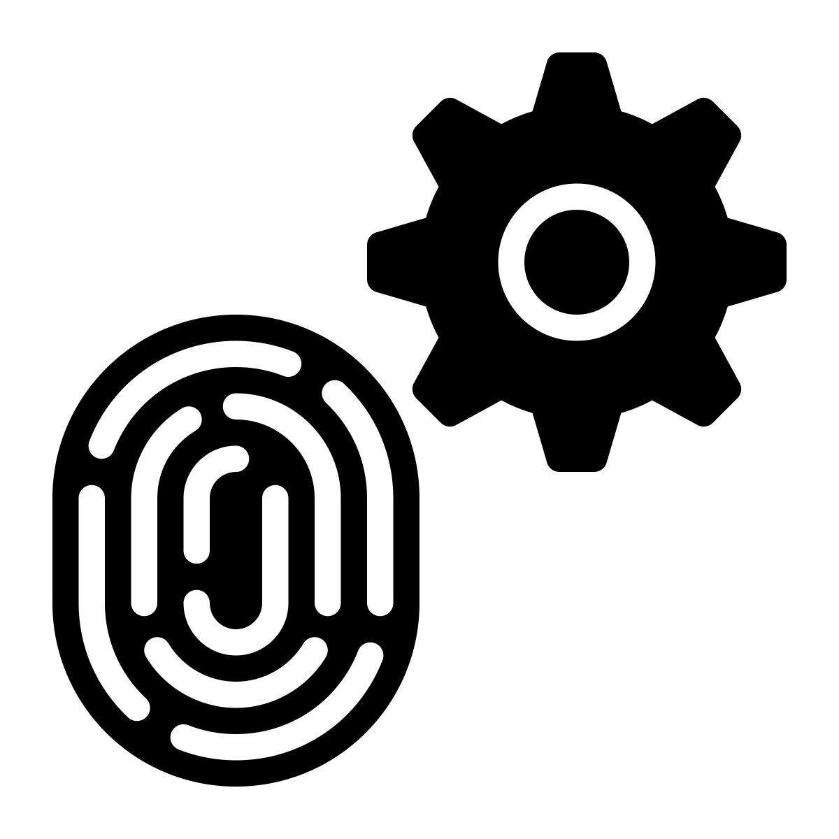 impostazioni dell'impronta digitale icon