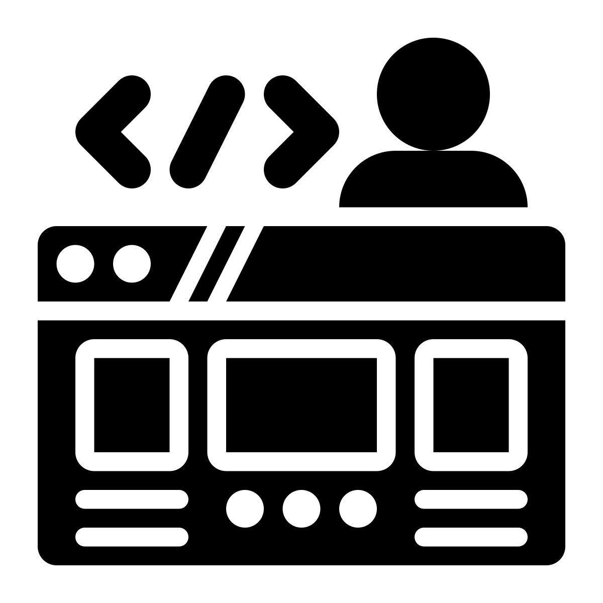 frontend developer icon