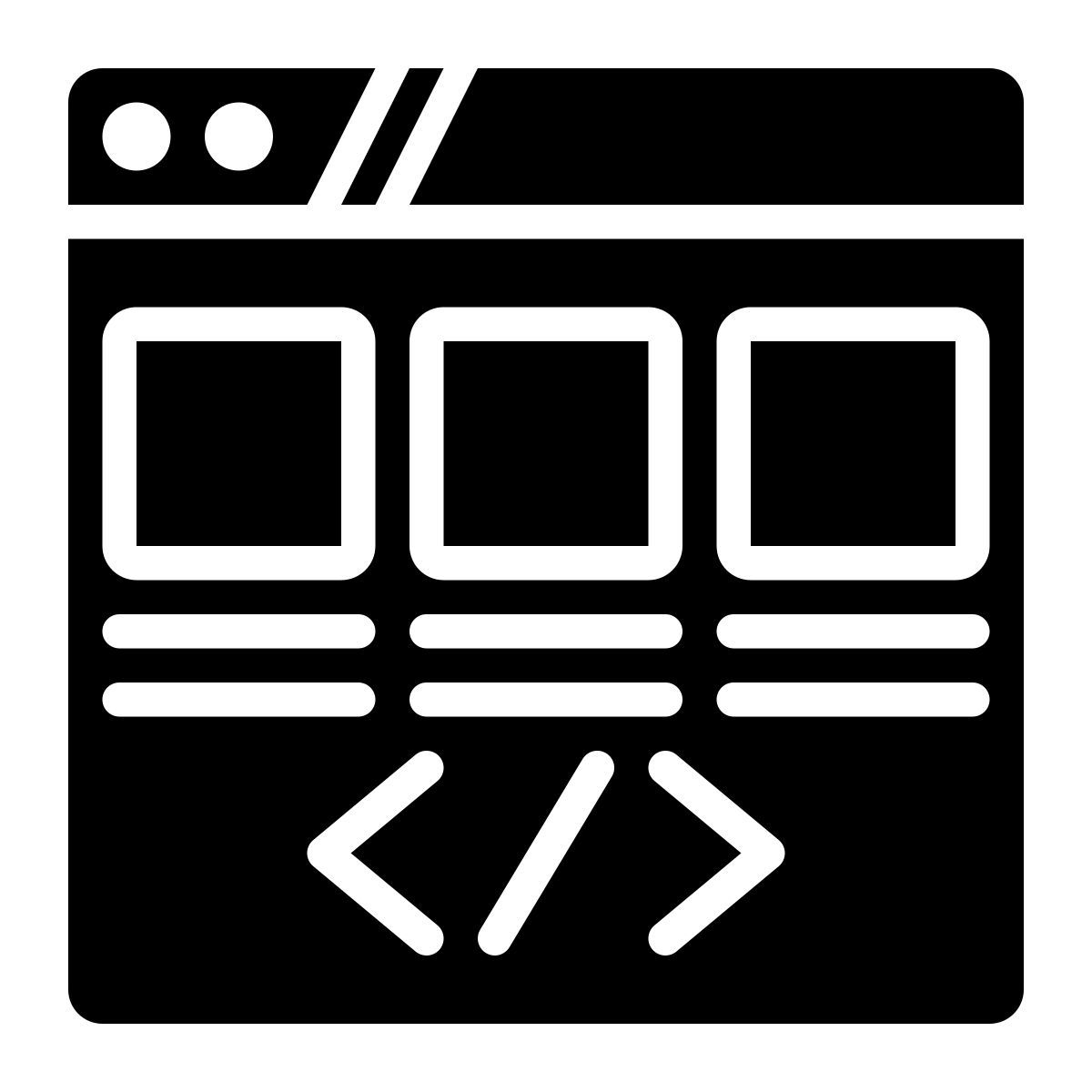 frontend entwicklung icon