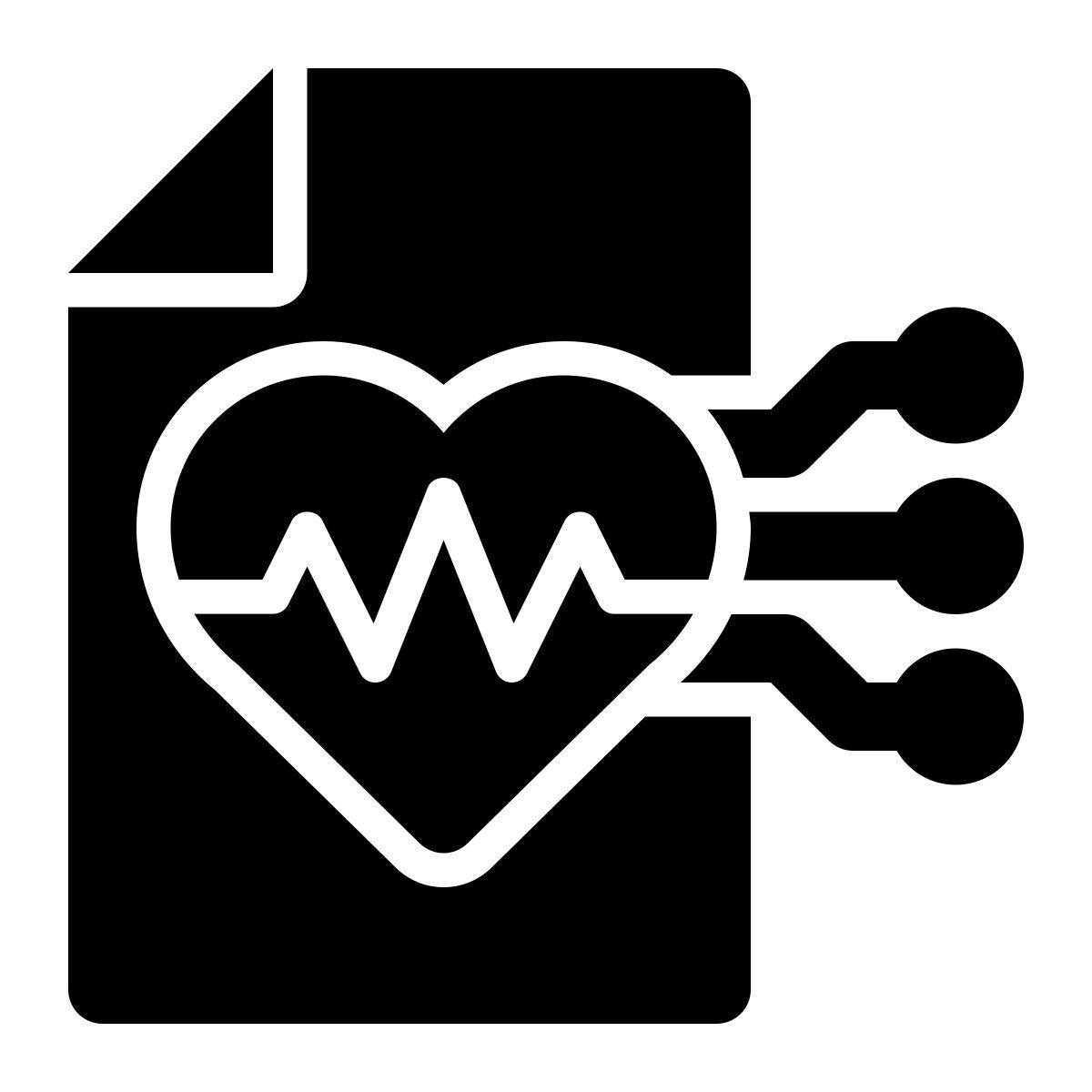 healthcare data science icon