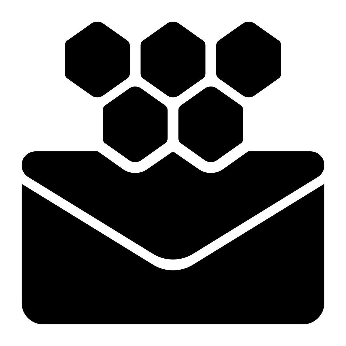 correo electrónico de tarro de miel icon