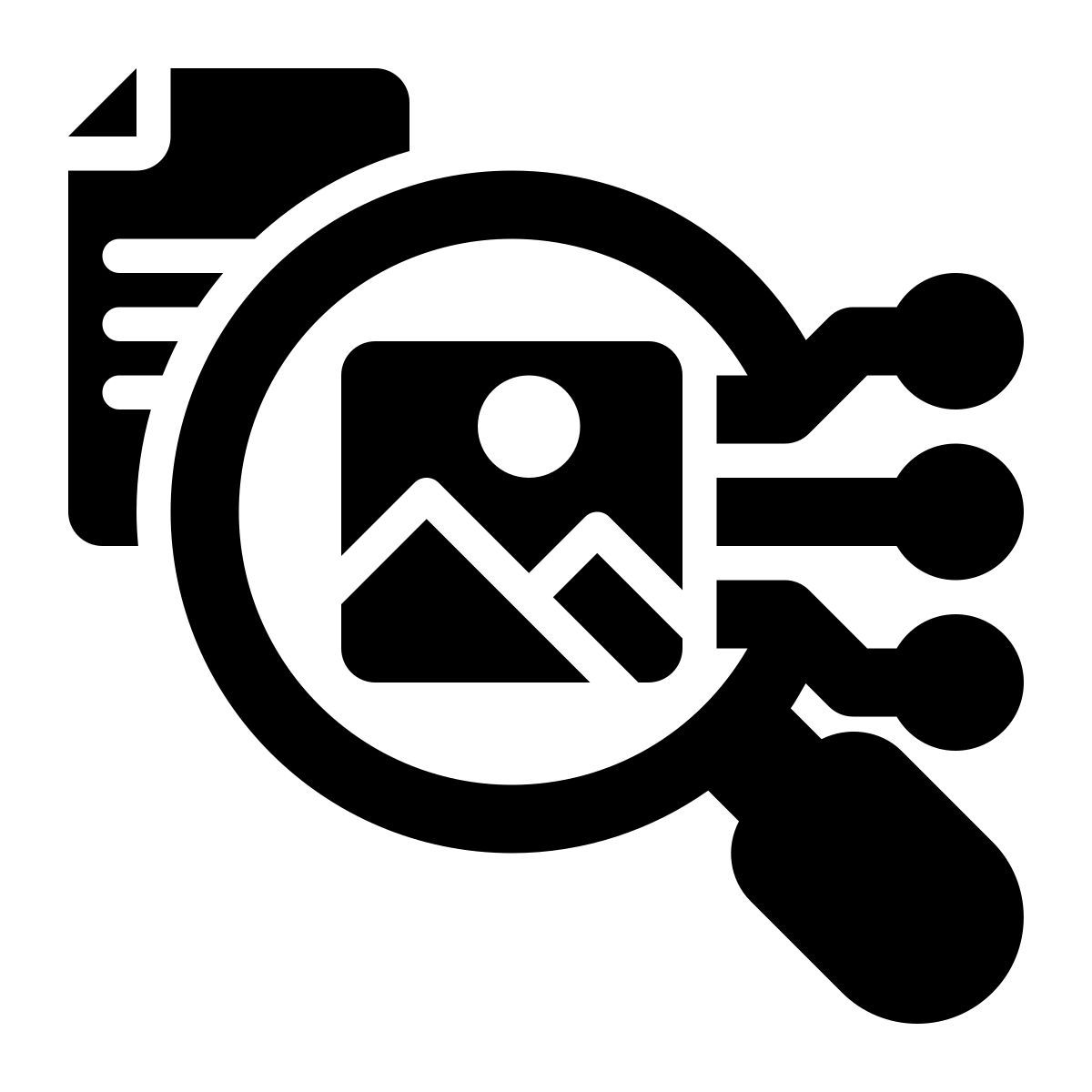 image recognition icon