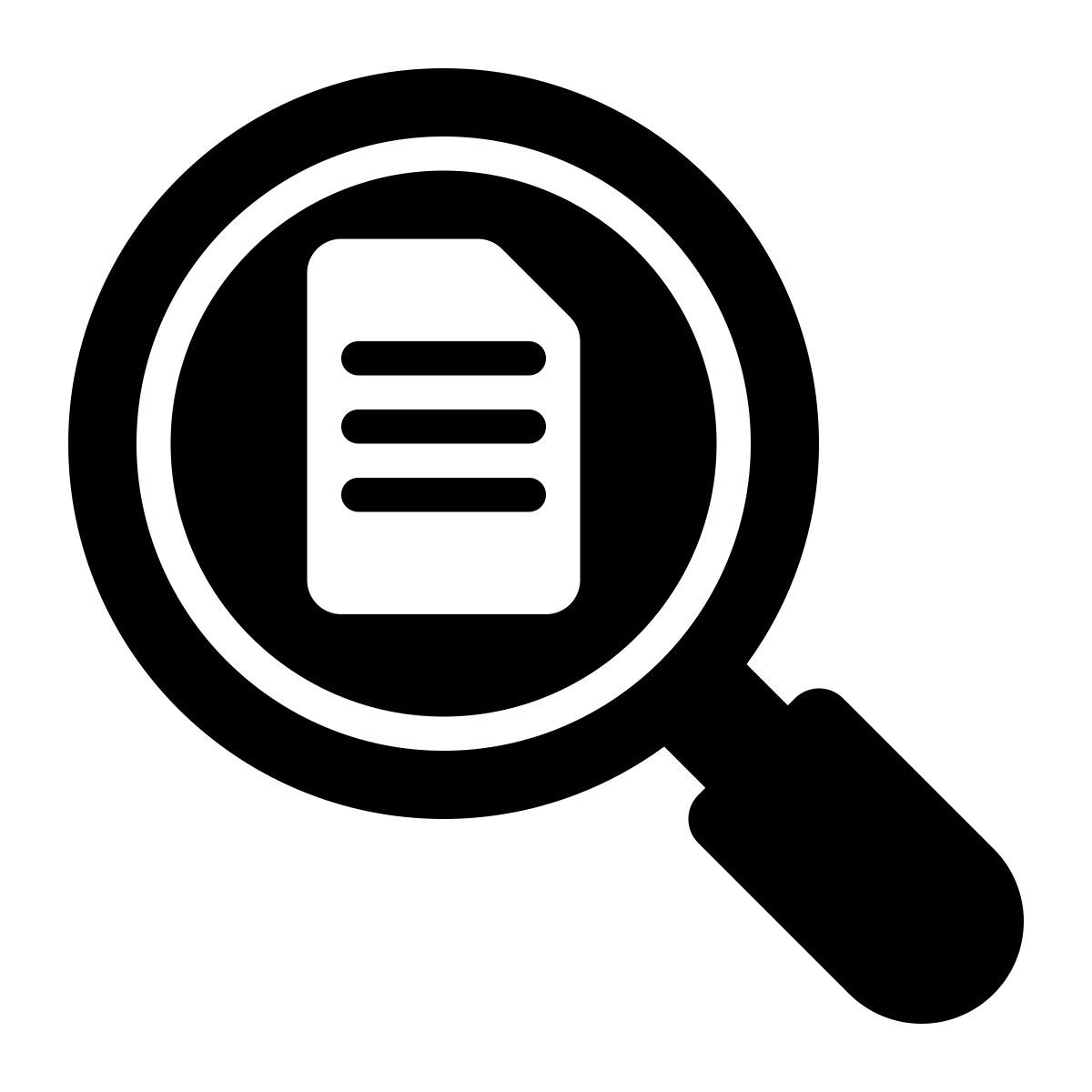 information gathering icon