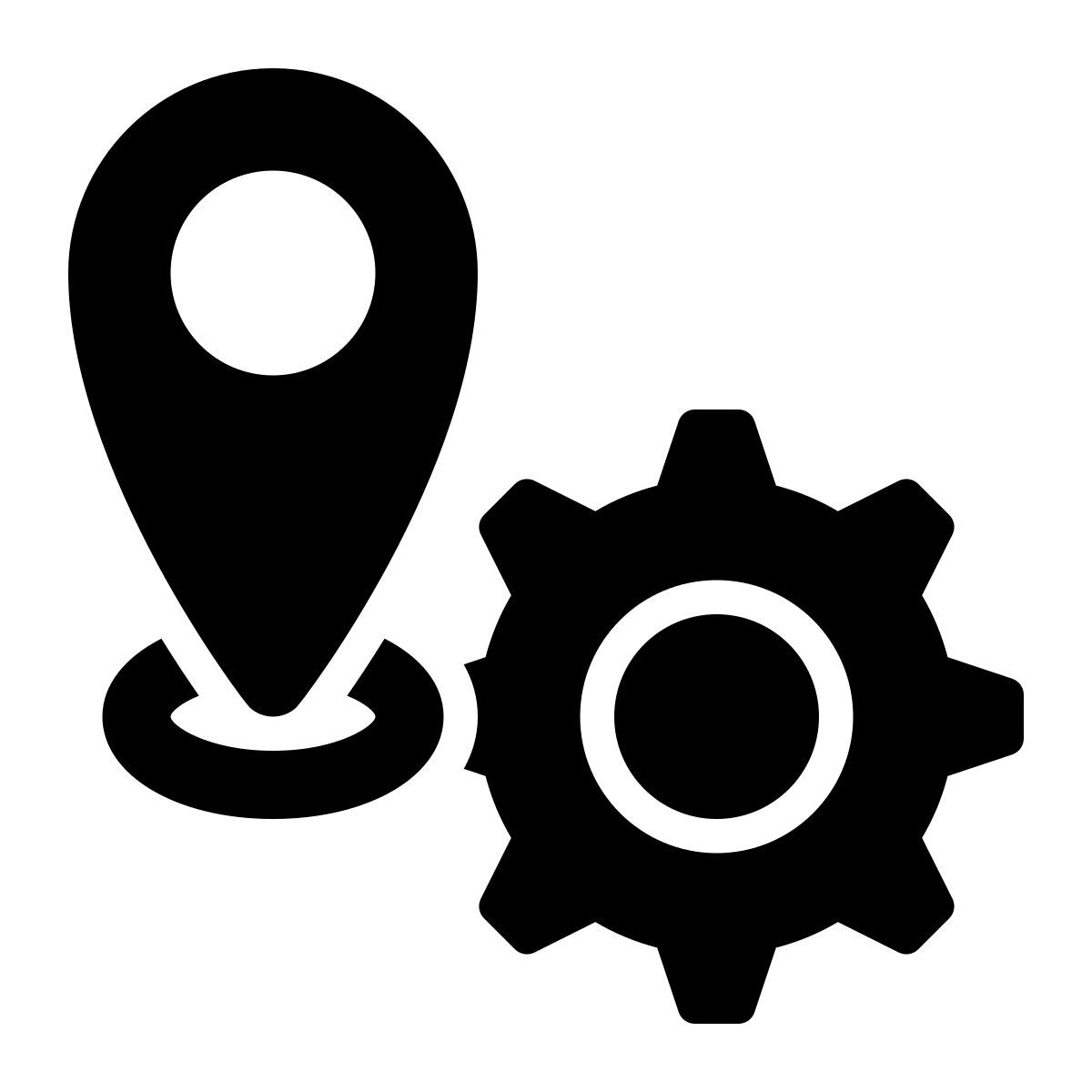 location settings icon