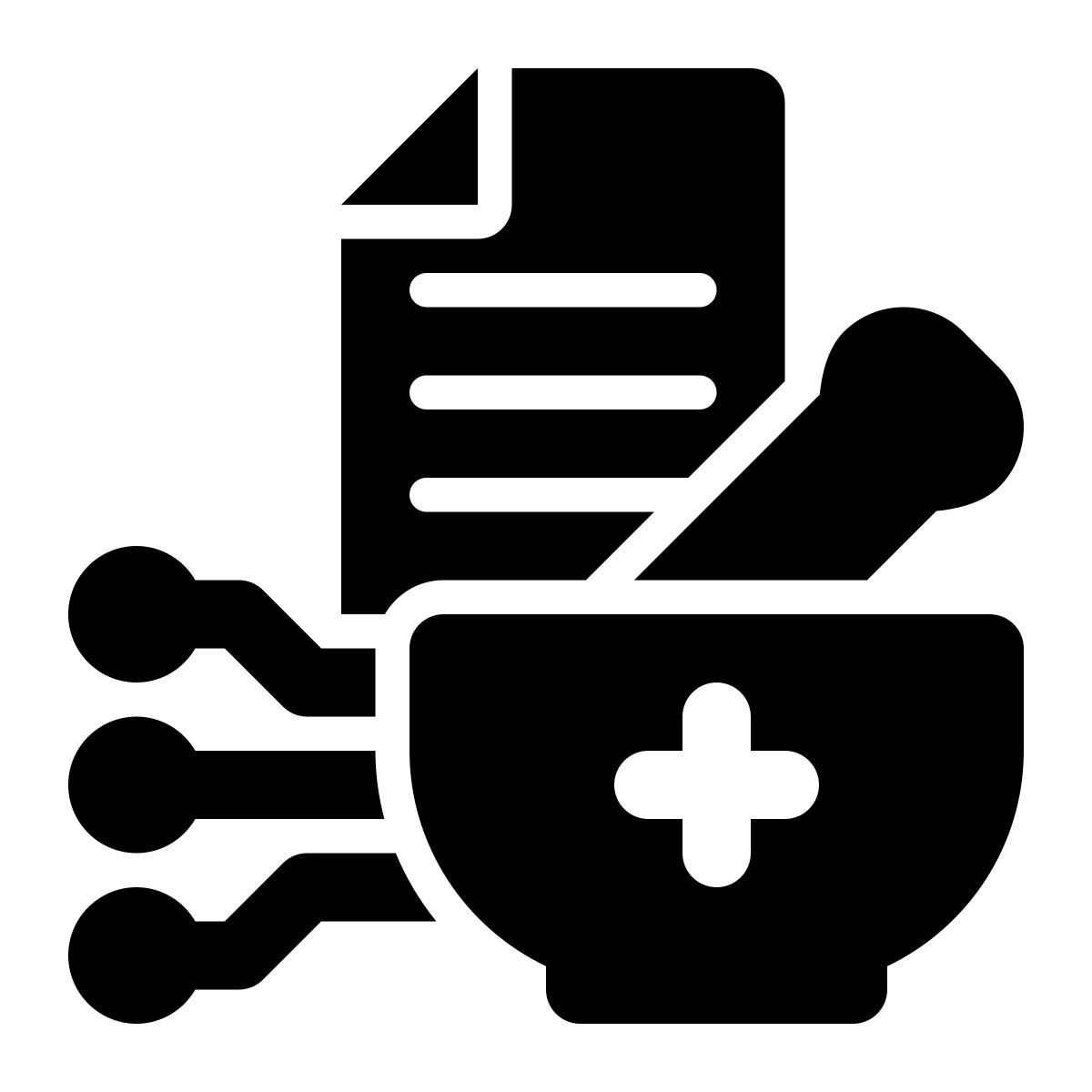 medicine data science icon