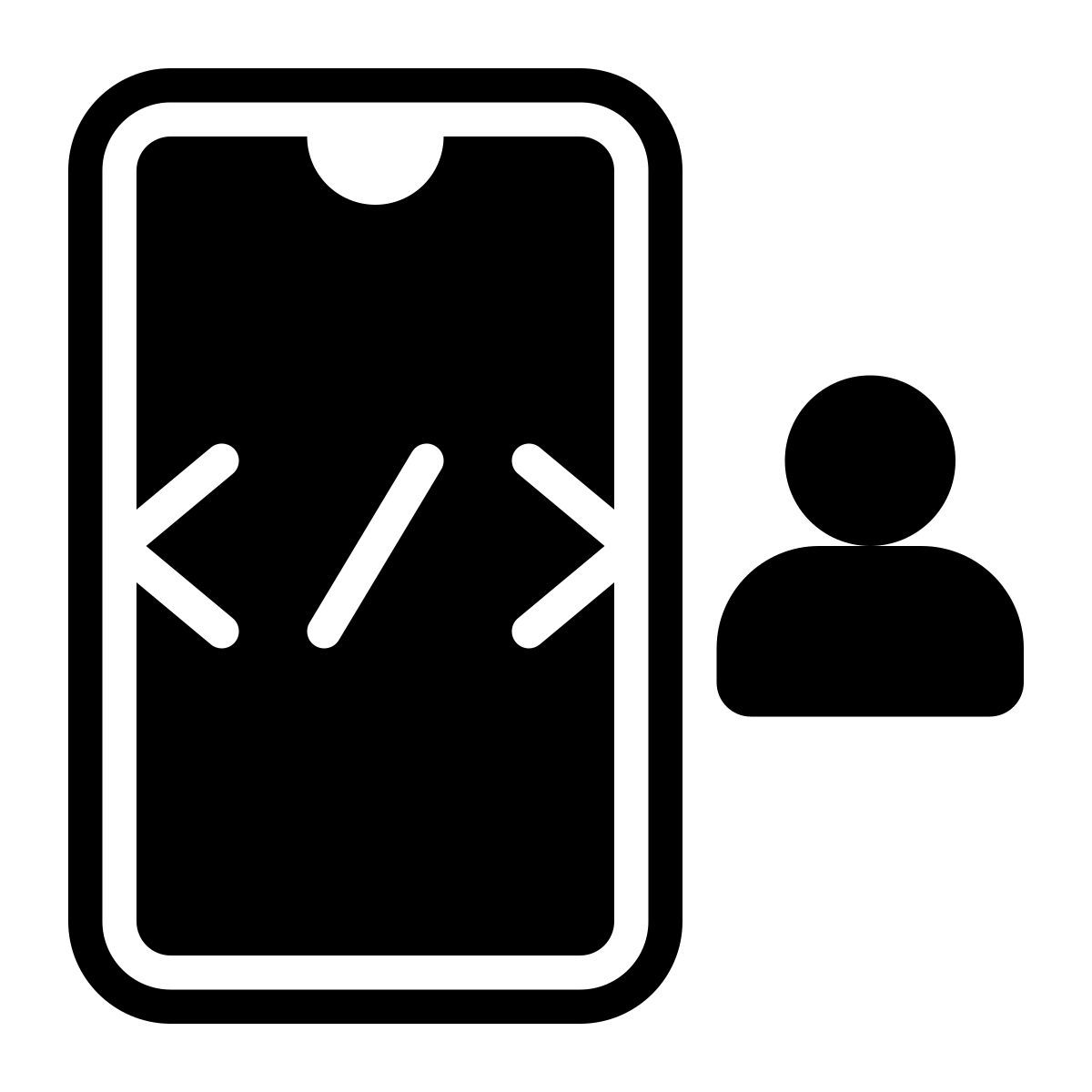 desarrollador de aplicaciones móviles icon