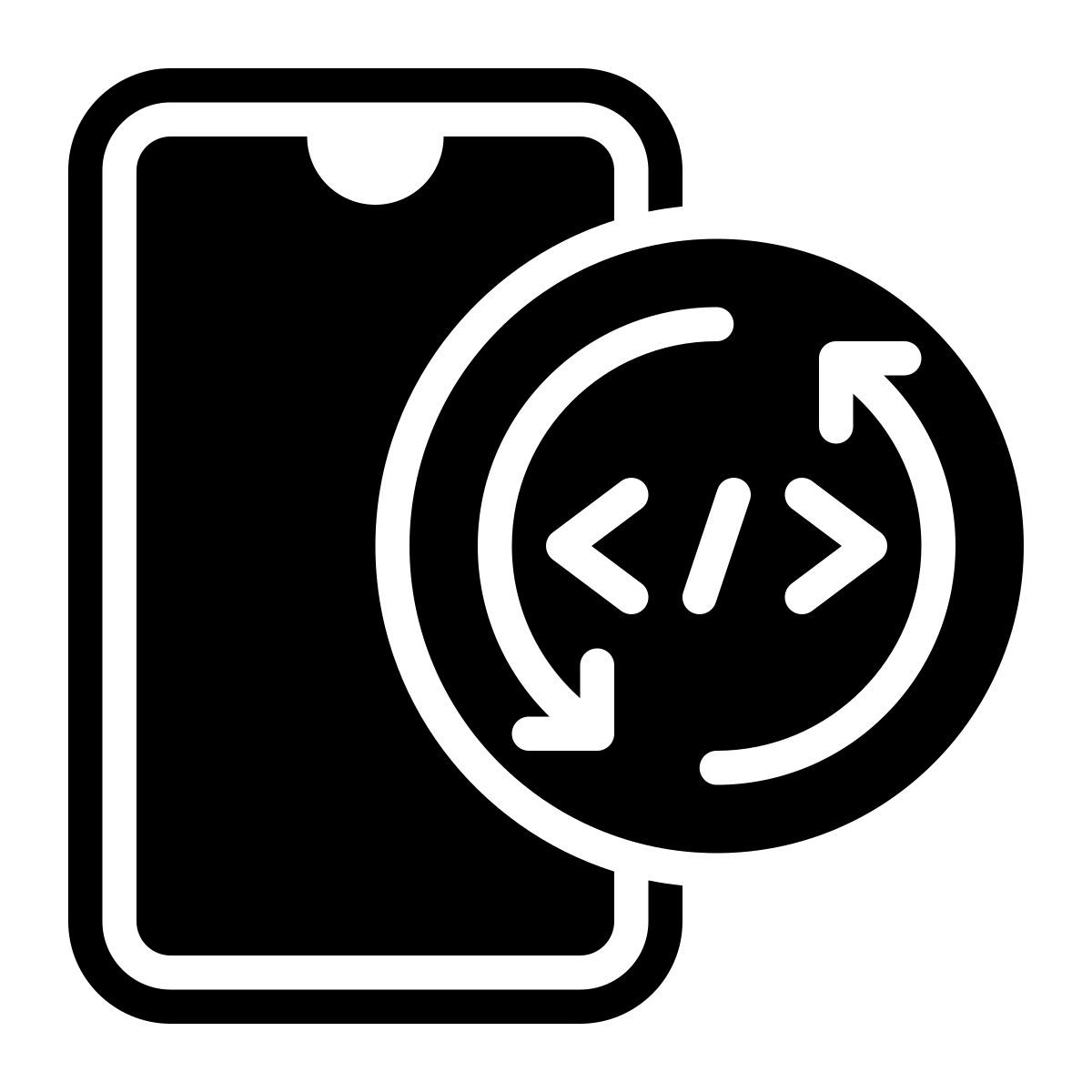 mobile development lifecycle icon