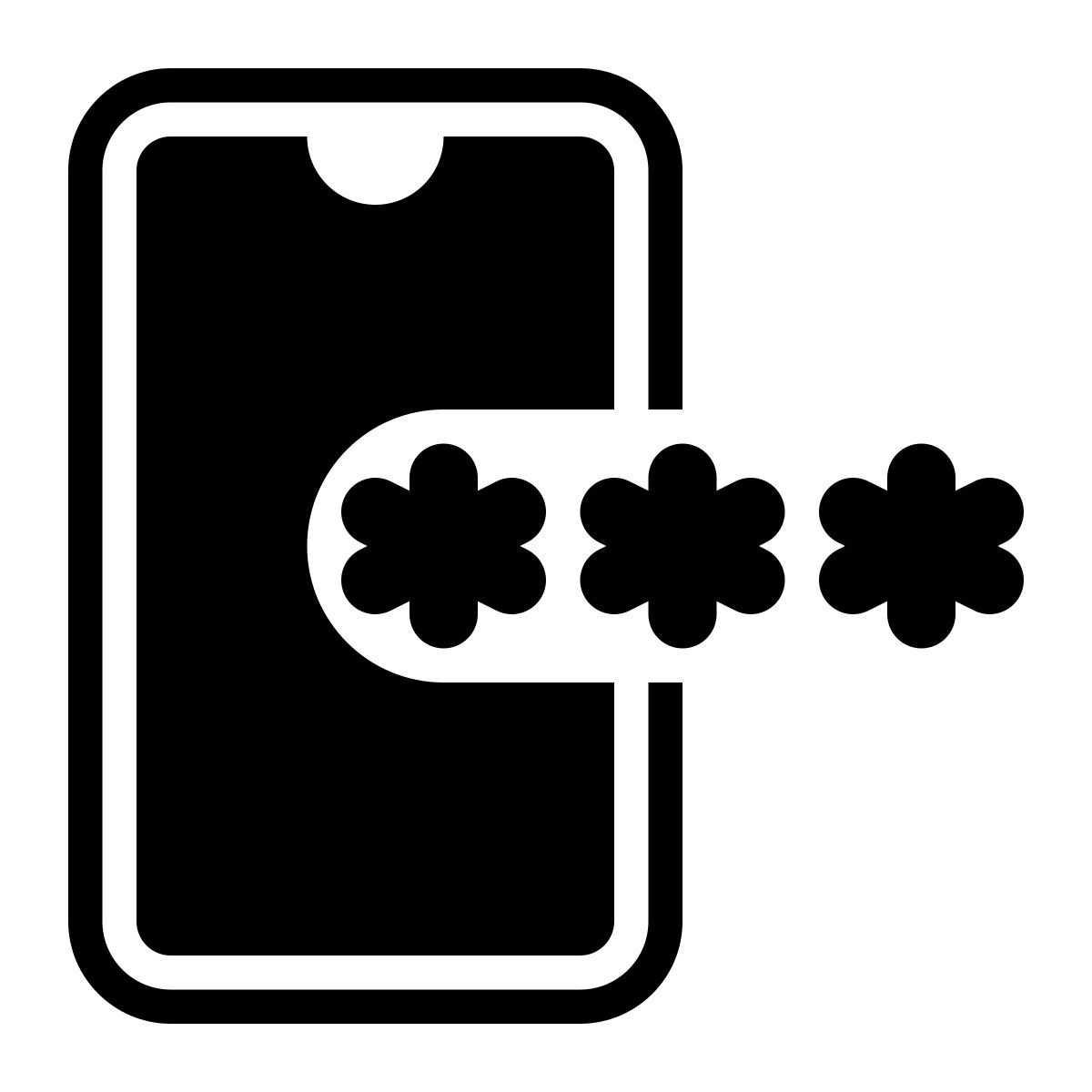 mobile password icon
