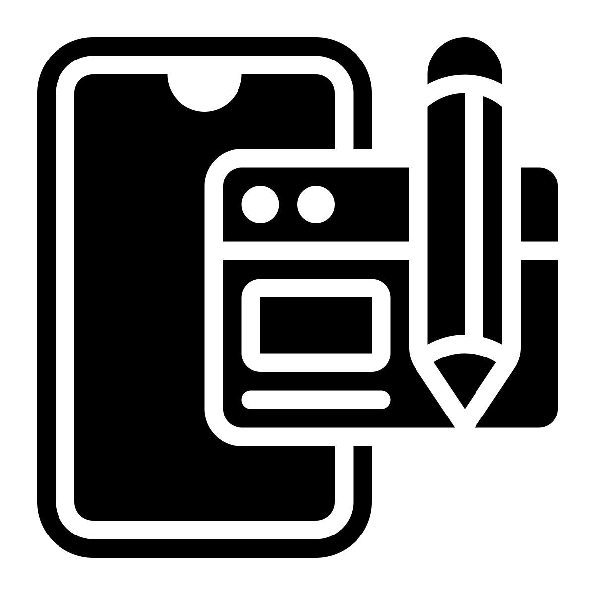 mobile ui design icon