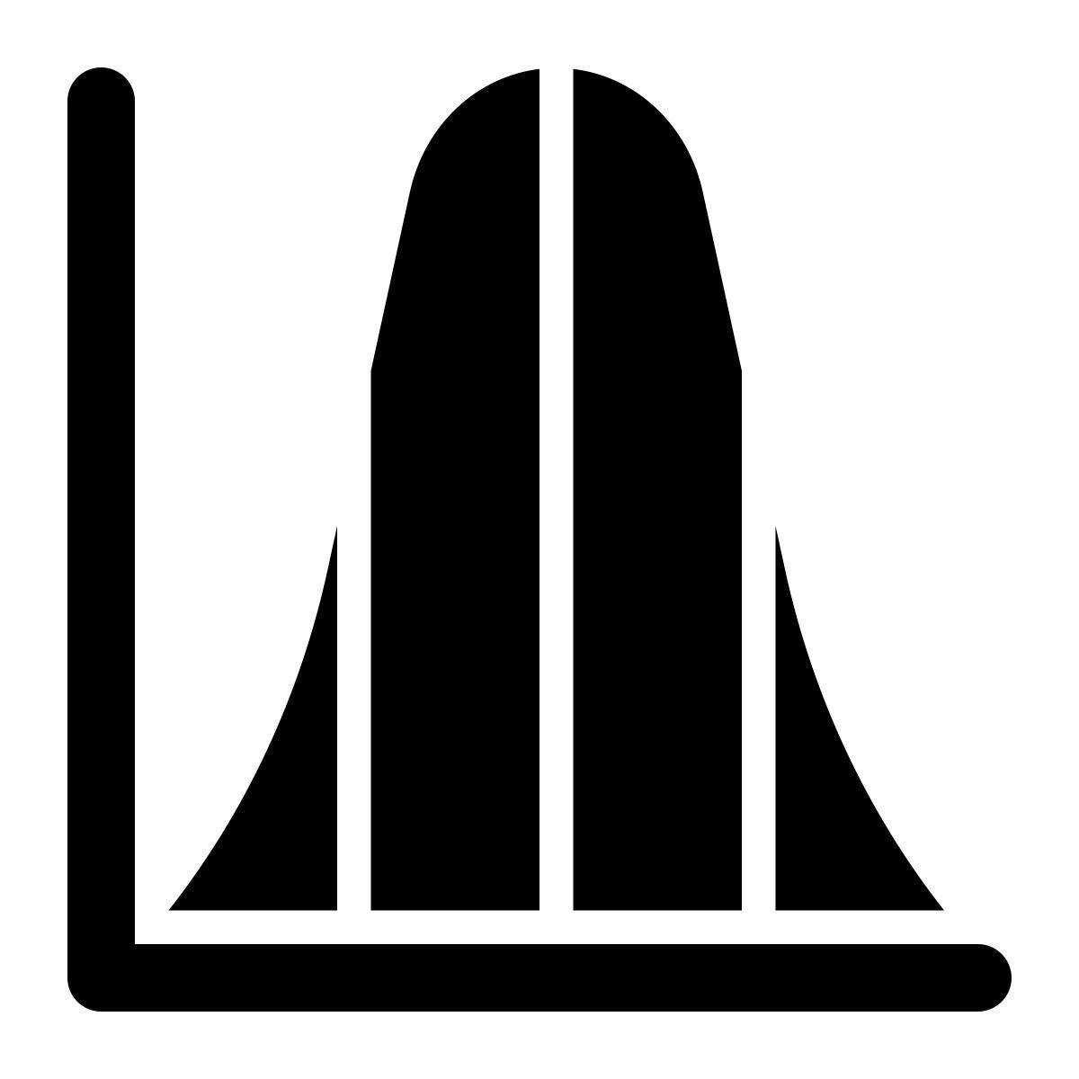 normal distribution icon