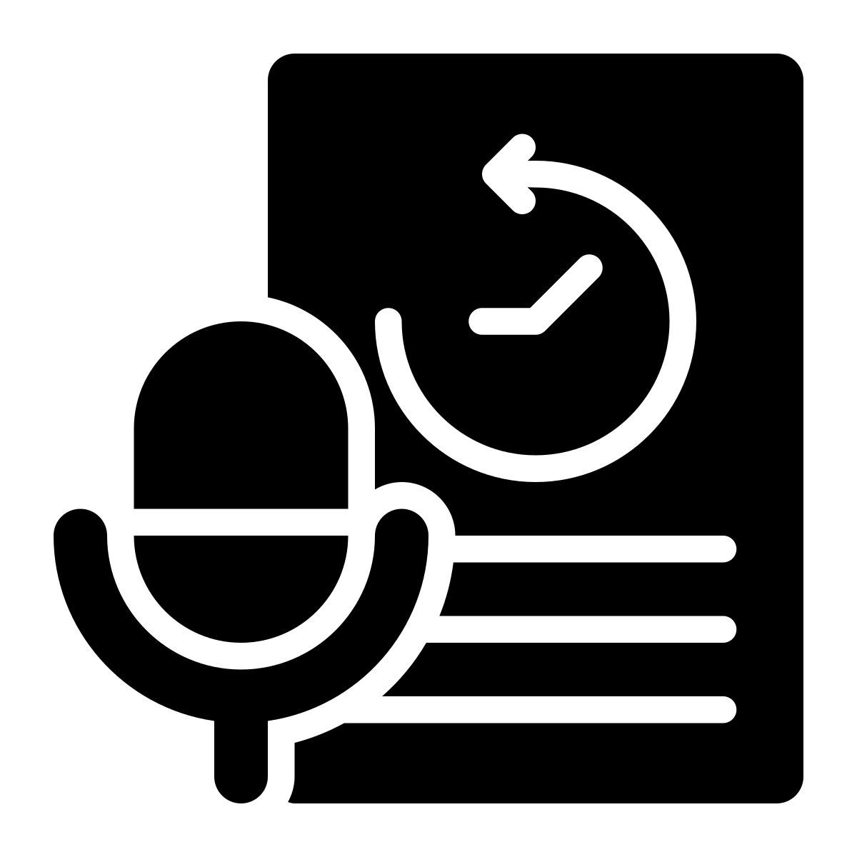 podcast history icon